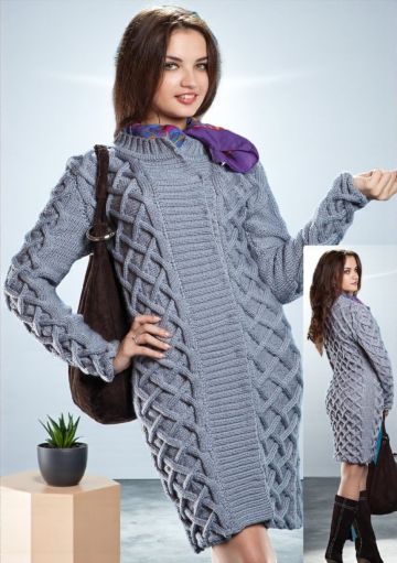 Cappotto a punto intrecciato diagonale