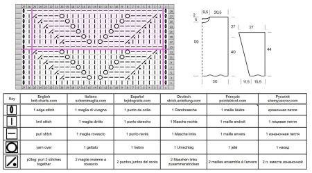 Maglione con Punto Legaccio - Schema