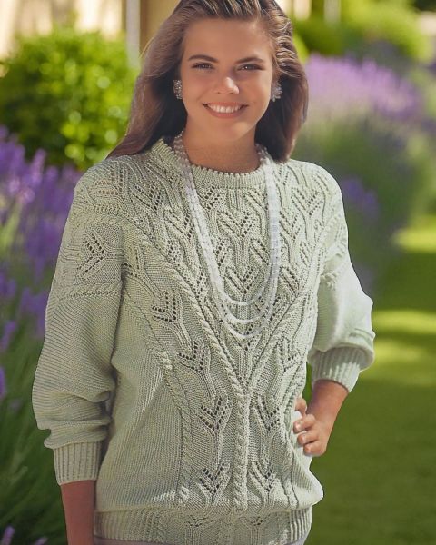 Maglione con Sprone Traforato
