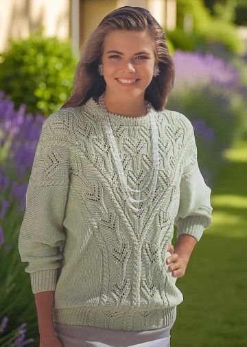 Maglione con Sprone Traforato