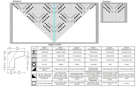 Maglione con Sprone Traforato - Schema
