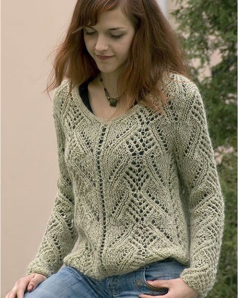 Maglione con Punto Traforato