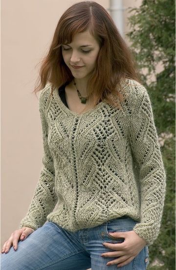 Maglione con Punto Traforato