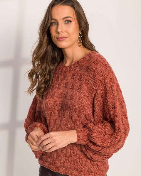 Maglione a Punto Scacchi