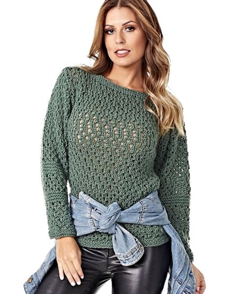 Maglione con Punto Traforato