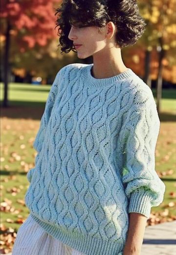 Maglione a Rombi