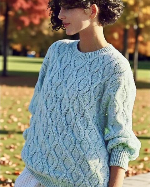 Maglione a Rombi