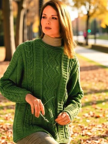 Maglione a combinazione di punti