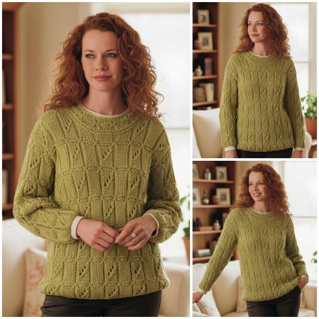 Maglione a Punto Fantasia