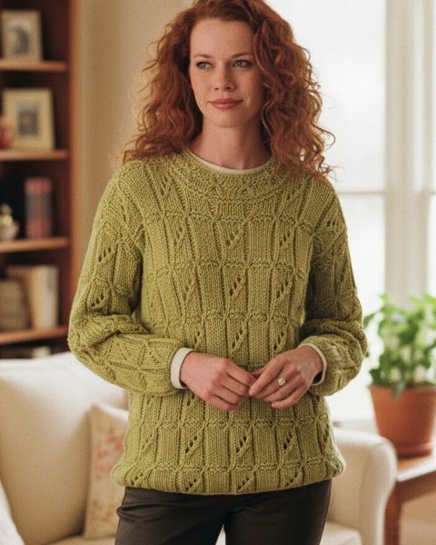 Maglione a Punto Fantasia