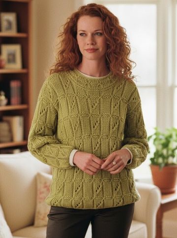 Maglione a Punto Fantasia