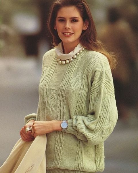 Maglione con Punto a Rombi