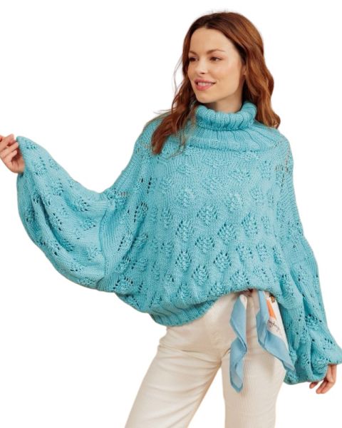 Maglione Traforato oversize Brezza Marina