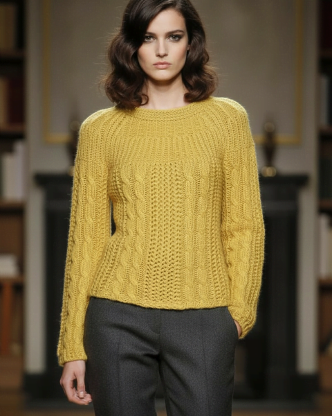 Pullover a trecce