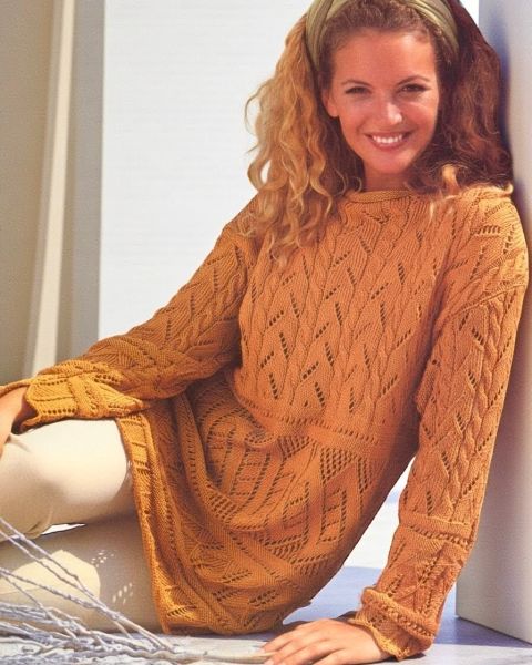 Pull Traforato con Combinazione di Motivi