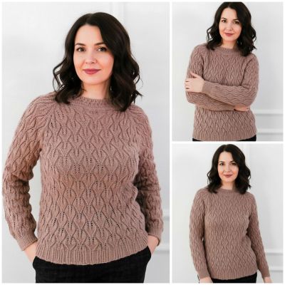 Pull raglan con Punto Fogli