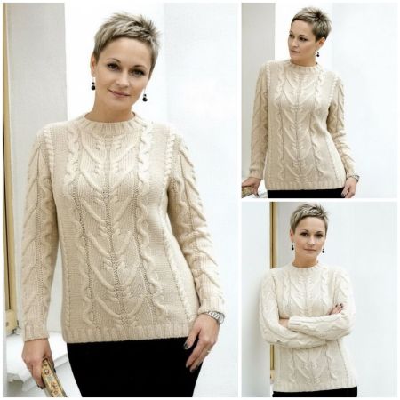 Pull con trecce