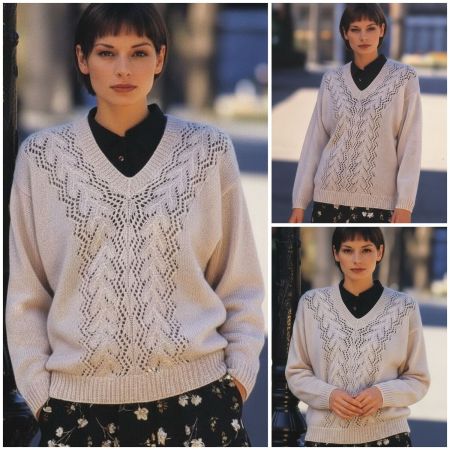 Pull con scollo a V