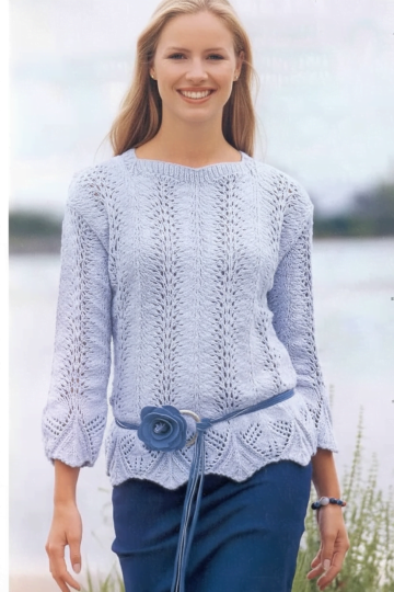 Pull con Bordo Ondulato