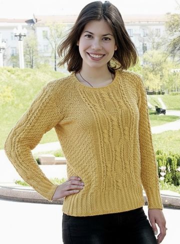 Pull con Fascia centrale a Trecce