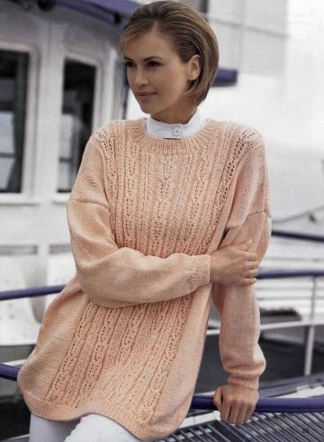 Pull lungo a Punto Trecce Traforate