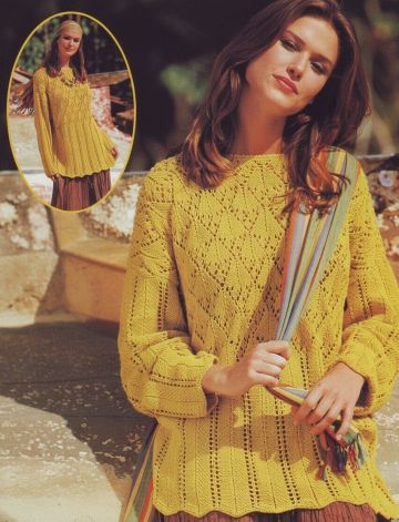 Pull con Punto Rombi Traforati