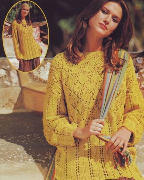 Pull con Punto Rombi Traforati