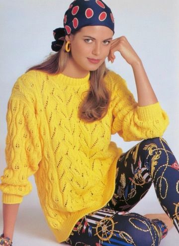 Pull con Punto Trecce Traforate
