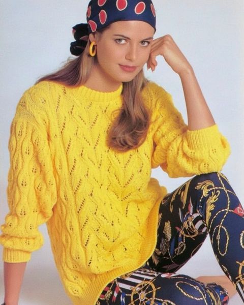 Pull con Punto Trecce Traforate