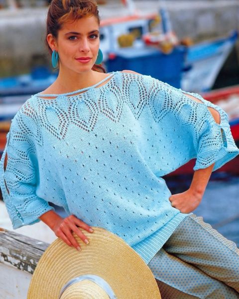 Pull con sprone a Rombi Traforati