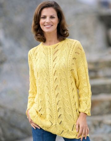 Pull con Punto Traforato e Trecce