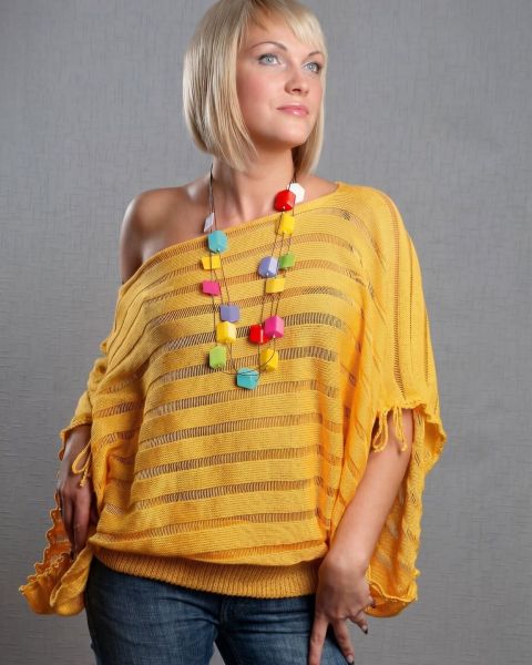 Pull con maniche a pipistrello