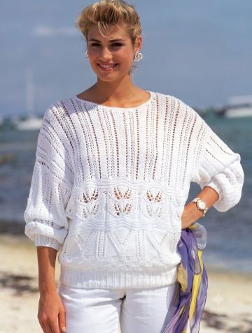 Pull estivo con Punti Traforati