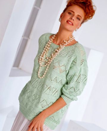 Pull estivo con Punti Traforati