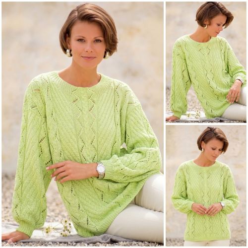 Pull con Punti Traforati e Diagonali