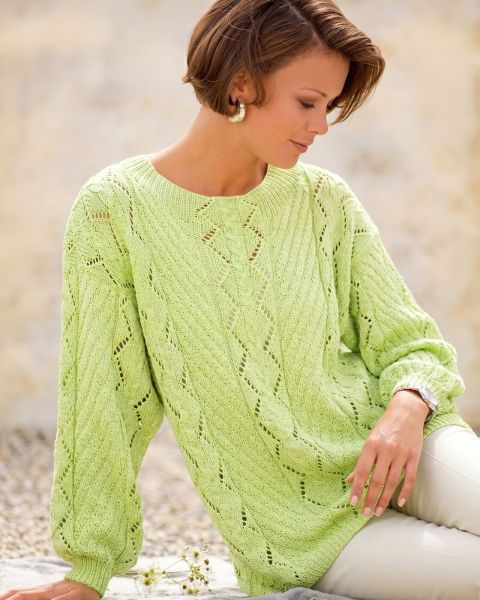 Pull con Punti Traforati e Diagonali