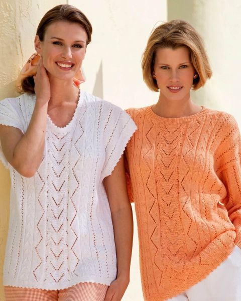 Top e Pull estivi con Punto Traforato