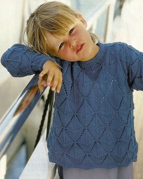Maglione ai ferri per bambini