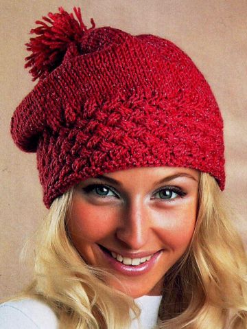 Cappello con punto scacchi incrociati