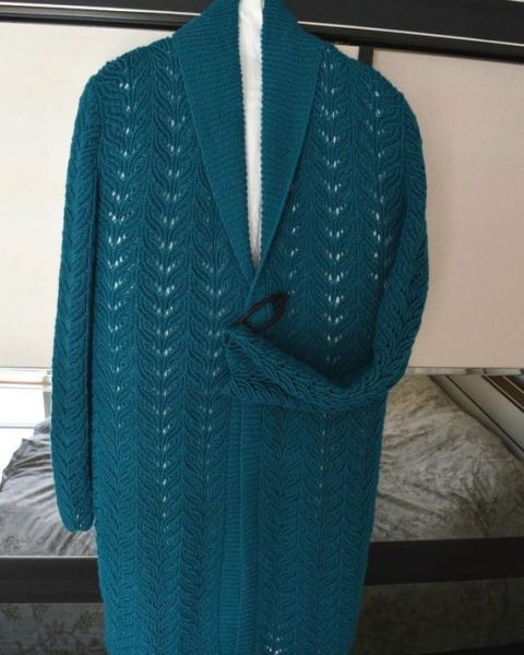Cardigan a punto fantasia