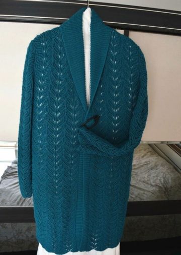 Cardigan a punto fantasia