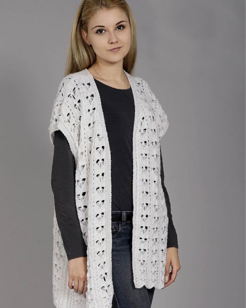 Gilet in Punto Fantasia