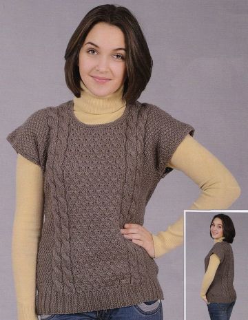 Gilet a punto fantasia