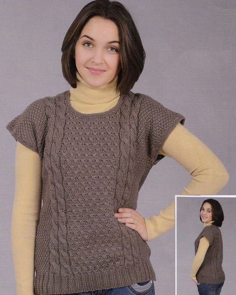 Gilet a punto fantasia