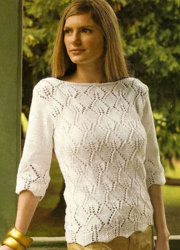 Pull con punto foglie