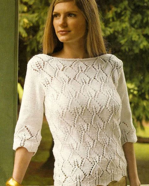 Pull con punto foglie