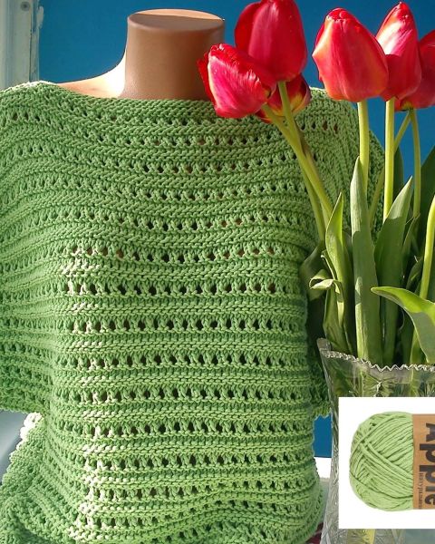 Pull con fasce ajour