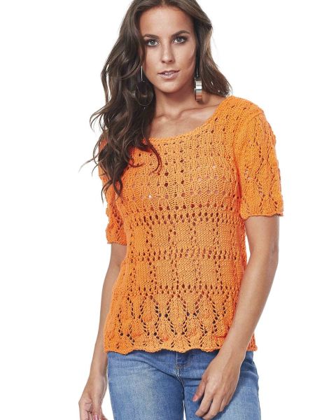 Pull con maniche corte