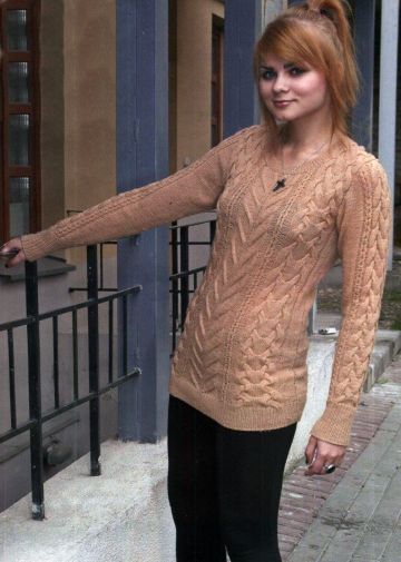 Pull con punto in rilievo