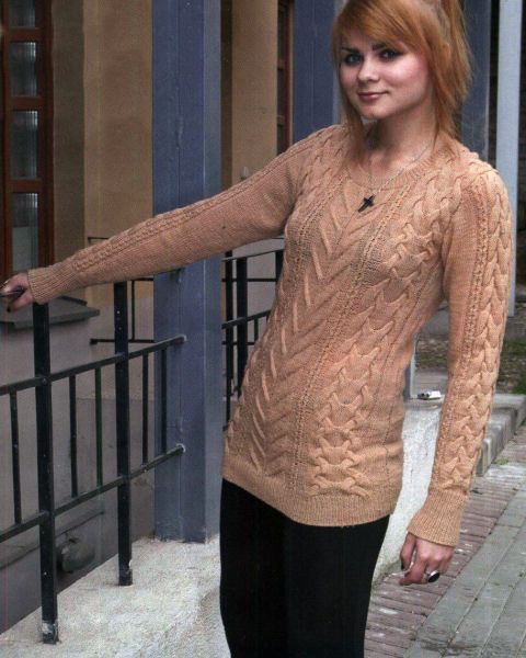 Pull con punto in rilievo